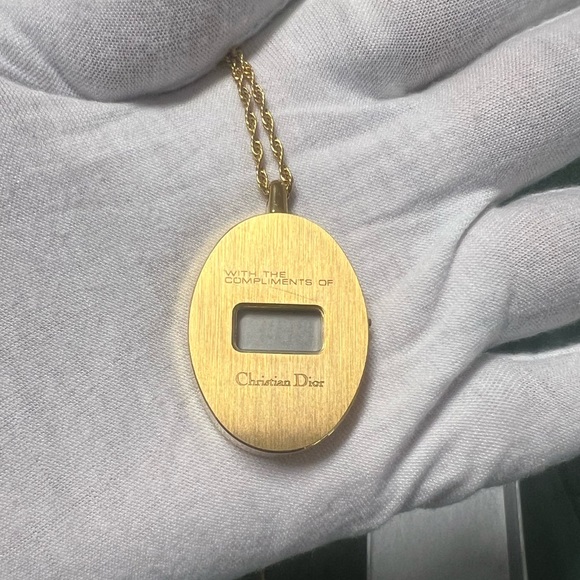 Auth Dior CD Time Necklace With Box - Picture 4 of 8